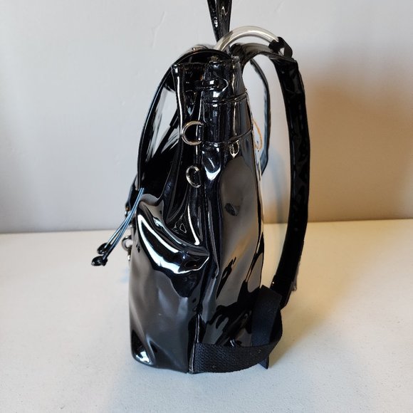 Stylish Black Backpack with Stud Accents - Picture 7 of 16